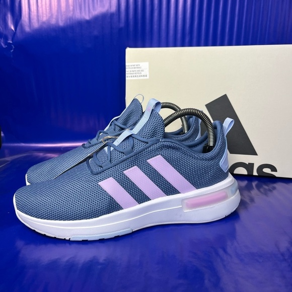 🆕 adidas Racer TR23 Size 6K (Kids) Women’s Size 7 Purple/Pink Fast Shipping - Picture 3 of 6